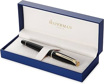 Amazon | ウォーターマン 万年筆 M 中字 チャールストン エボニー