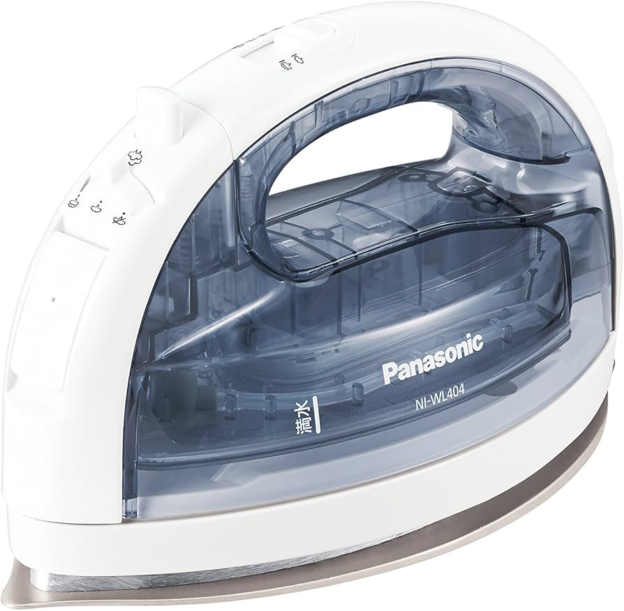 Amazon | パナソニック コードレススチームWヘッドアイロン クリア