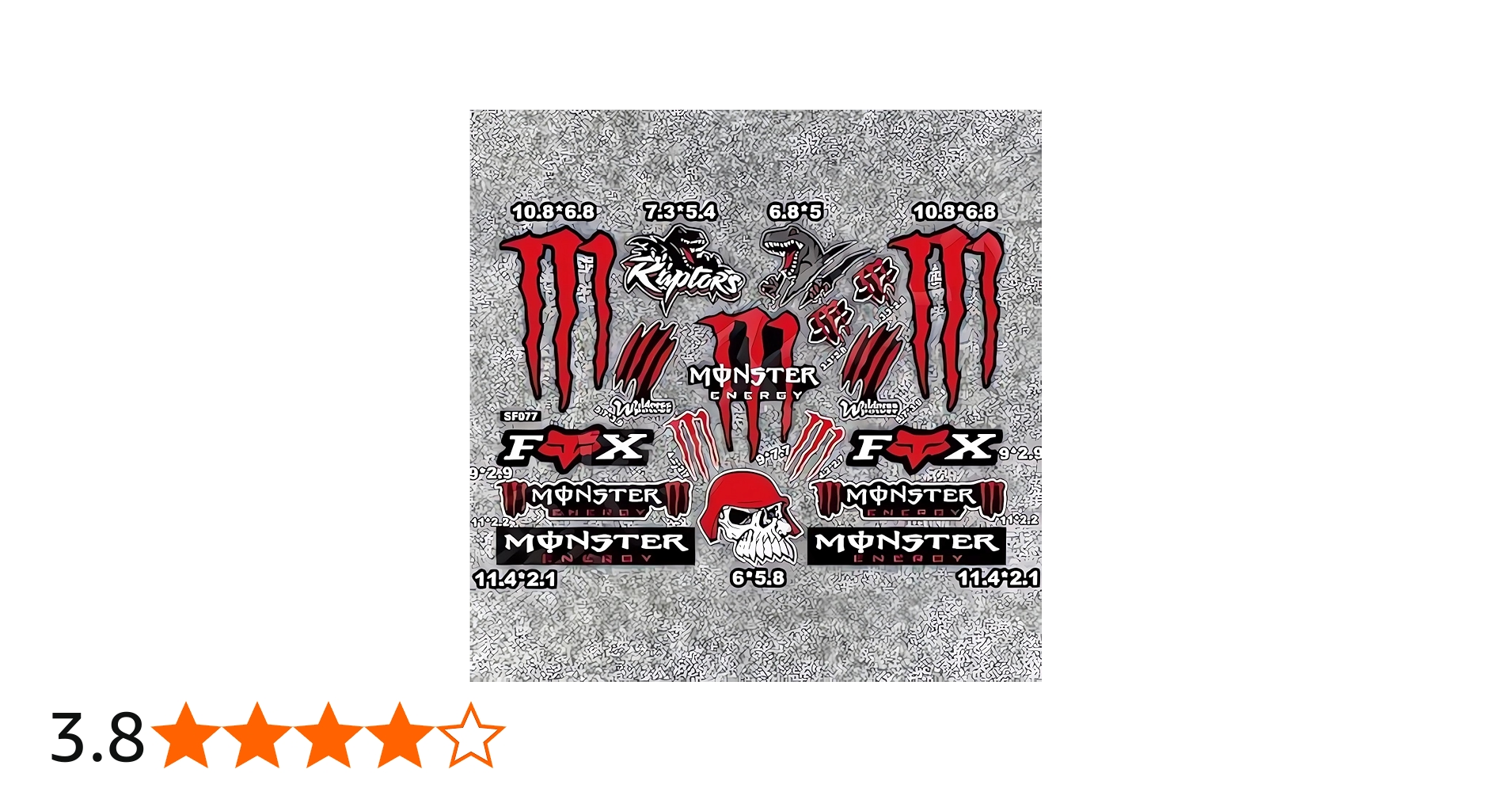 Amazon.co.jp: モンスターエナジーステッカー モンスターステッカー