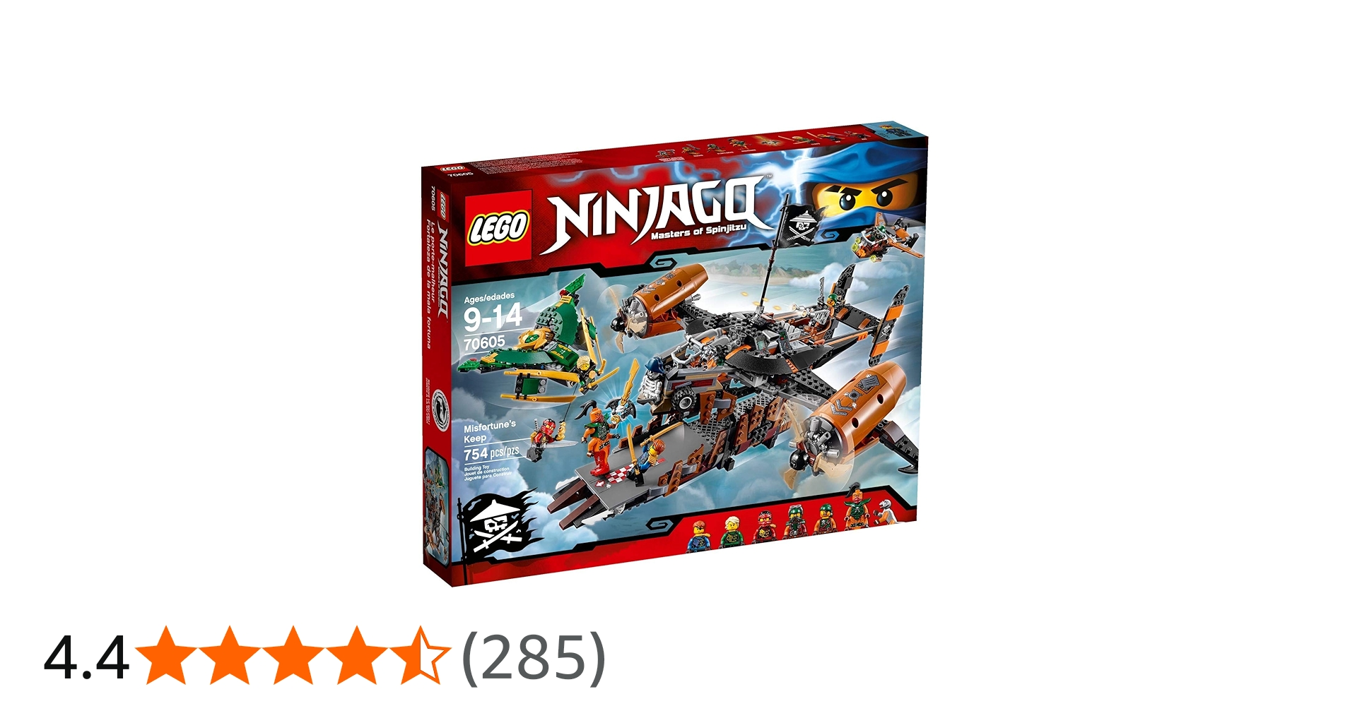 Amazon.co.jp: レゴ ニンジャゴー 空賊母艦ミスフォーチュン号 70605