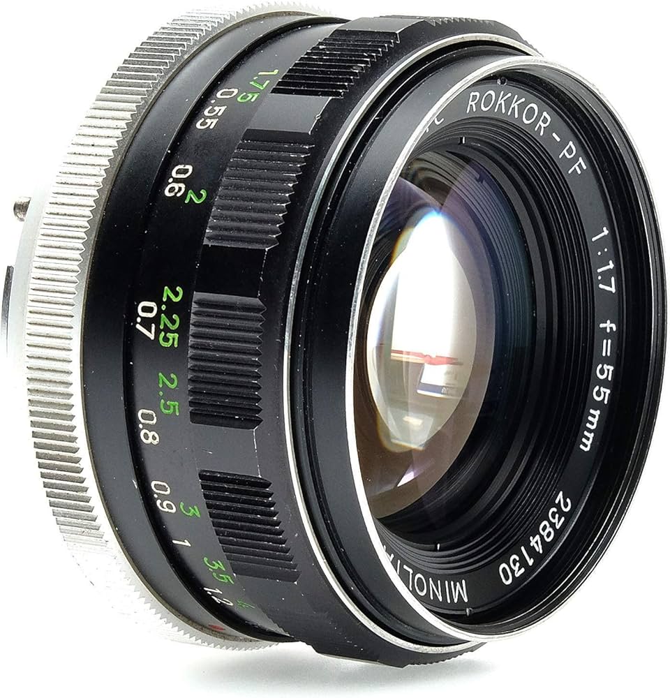 Amazon | MINOLTA MC ROKKOR-PF 1:1.7 f=55mm 単焦点レンズ ミノルタSR