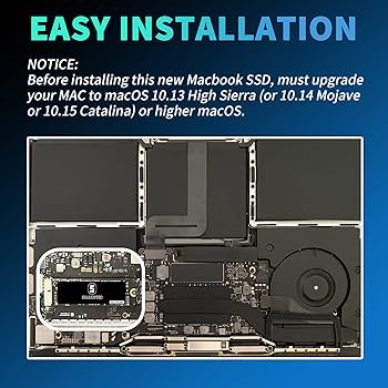 Amazon.com: S SHARKSPEED MAC SSD 1TB NVMe Replacement for MacBook
