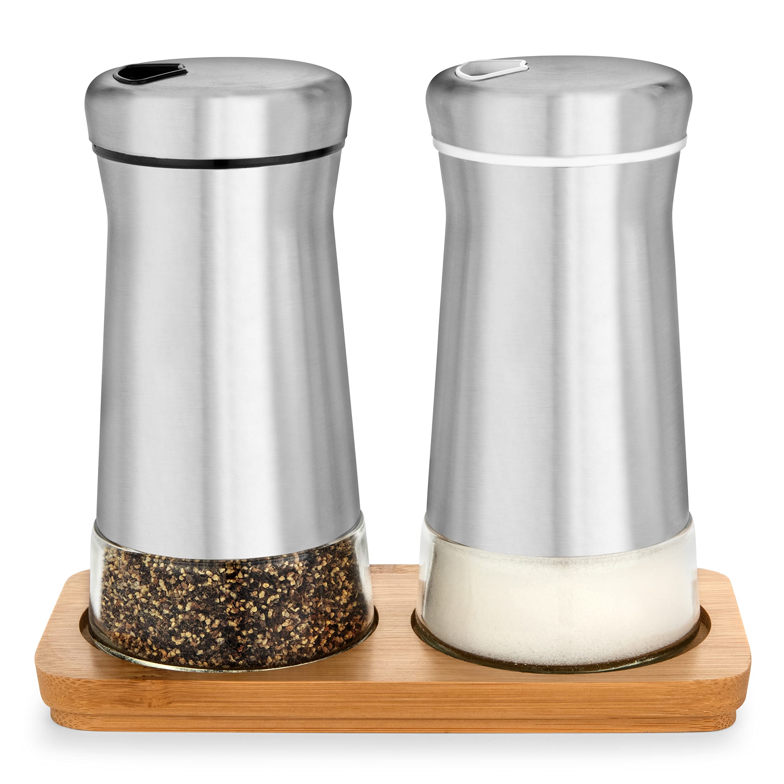 Amazon.com: Salt and Pepper Shakers set with Adjustable Pour Holes