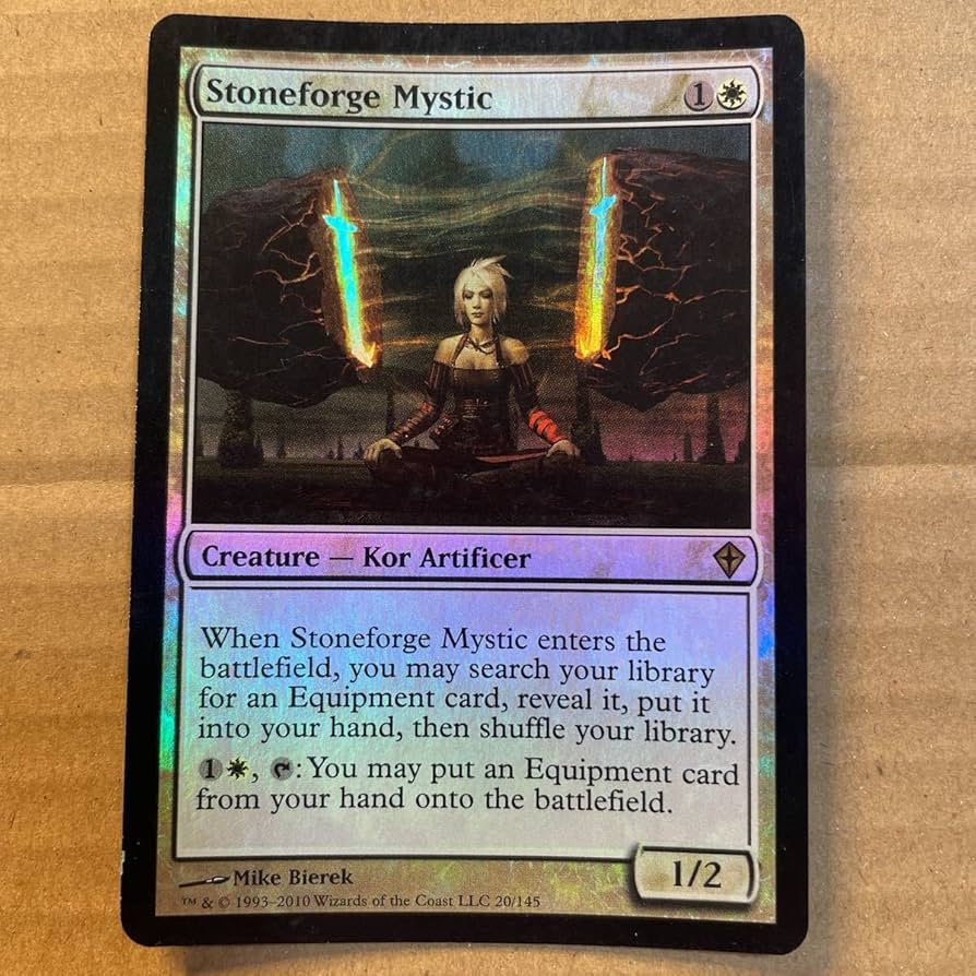 MTG【Foil】石鍛冶の神秘家/Stoneforge Mystic4枚 Foil】《石鍛冶の