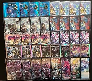 デュエマ 本格構築 【赤青マジック】 デッキ＆二重スリーブ : 自遊堂