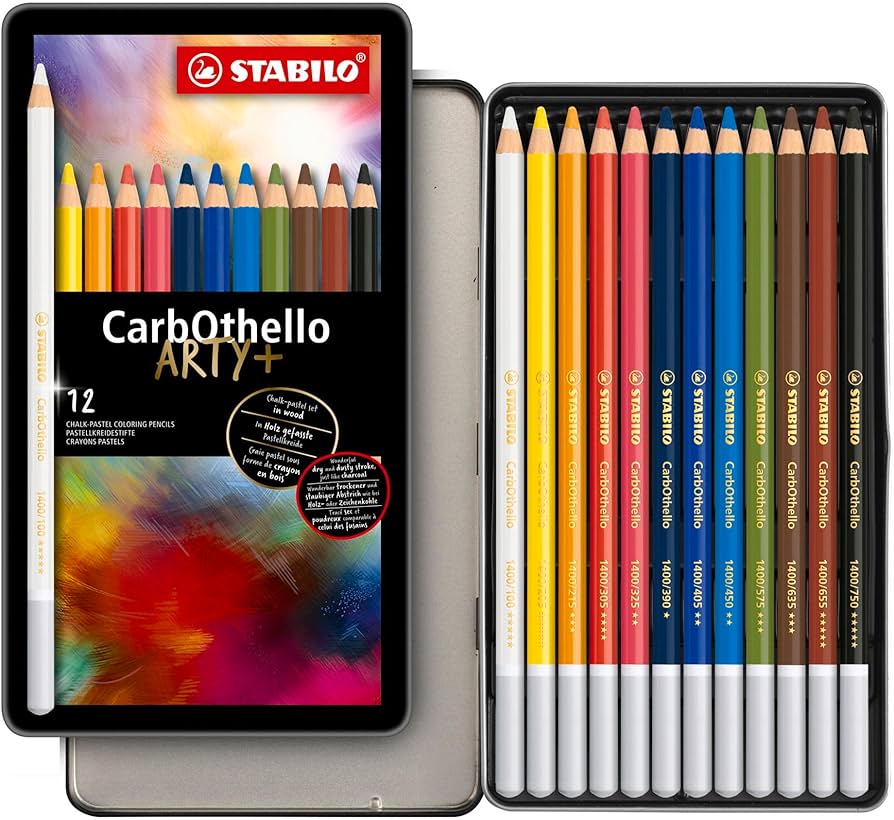 Amazon.com: STABILO Chalk-Pastel Artist Colored Pencil CarbOthello