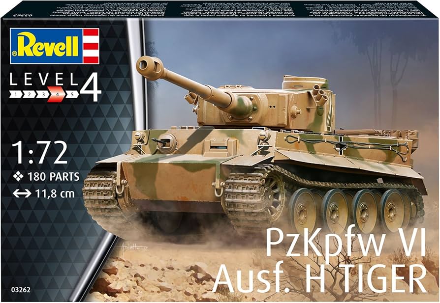 Amazon.com: Revell Gmbh 03262 Pzkpfw VI Ausf H Tiger Tank Model