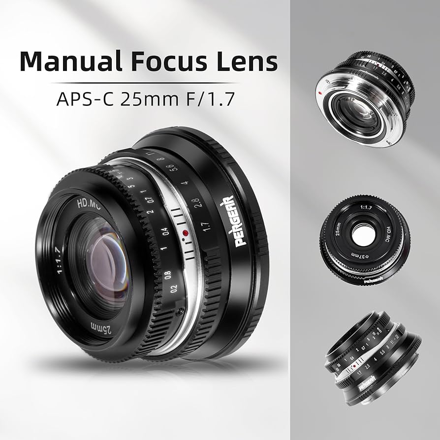 Pergear 25mm f/1.7（富士Xマウント）（付属品多数）（作例あり