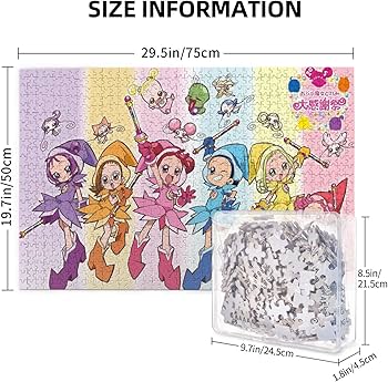 Amazon.co.jp: おジャ魔女どれみ 1000ピースジグソーパズルピース