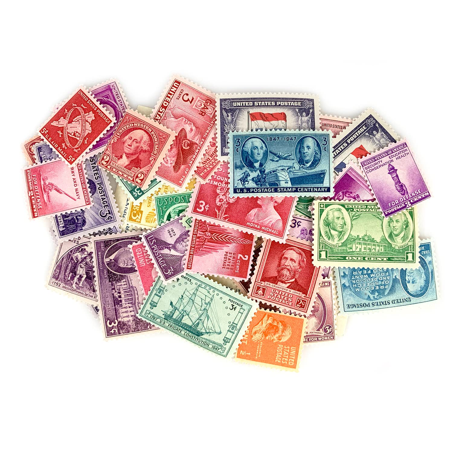 Amazon.com: American Coin Treasures 40 U.S. Postage Stamps from
