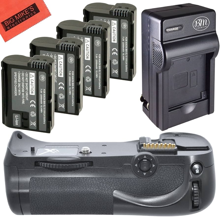 Amazon.com: Big Mike's Battery and Charger Kit for Nikon D600 D610