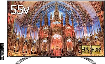 Amazon | シャープ 55V型 4K 液晶テレビ AQUOS 4K LC-55U30 | テレビ 通販