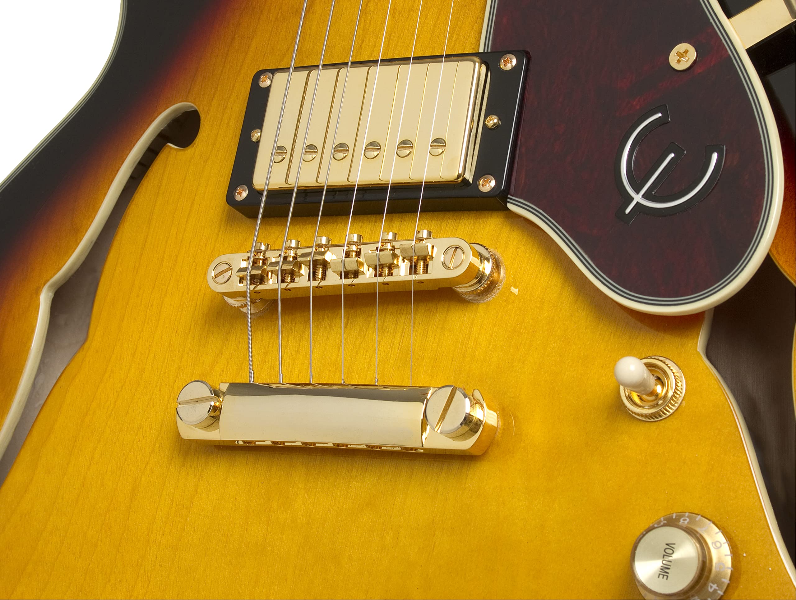 Amazon.com: Epiphone Sheraton II PRO Gold Hardware, Vintage