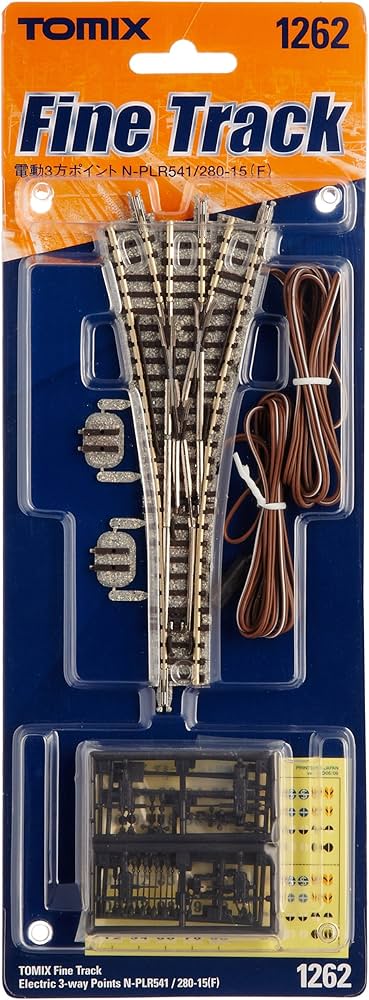 Amazon | TOMIX Nゲージ 電動3方ポイント N-PLR541/280-15 F 1262 鉄道