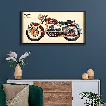 Amazon.com: Empire Art Direct Holy Furious Motorbike Dimensional
