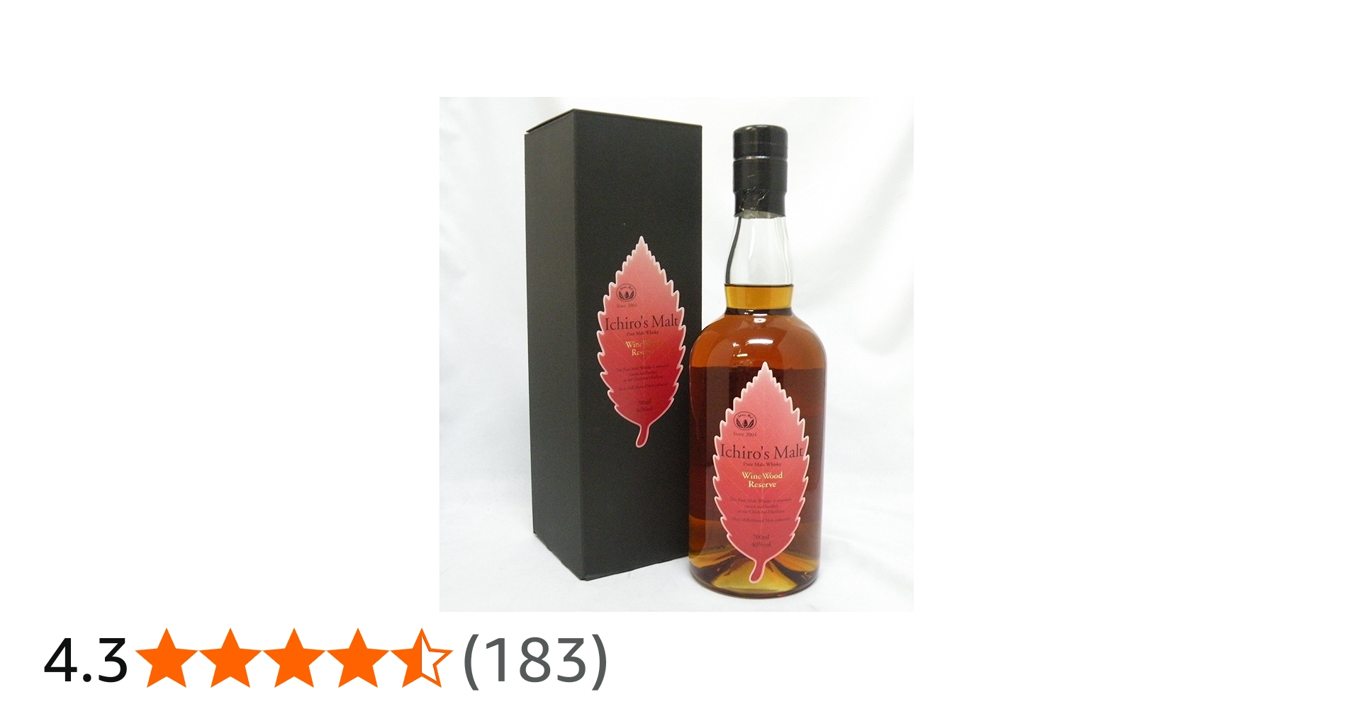 Amazon.co.jp: イチローズモルト ワインウッドリザーブ リーフラベル