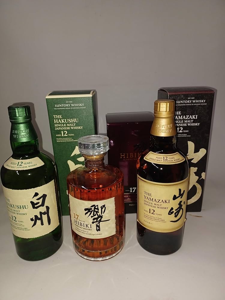 サントリーウイスキー(白州・山崎・響)3本セット