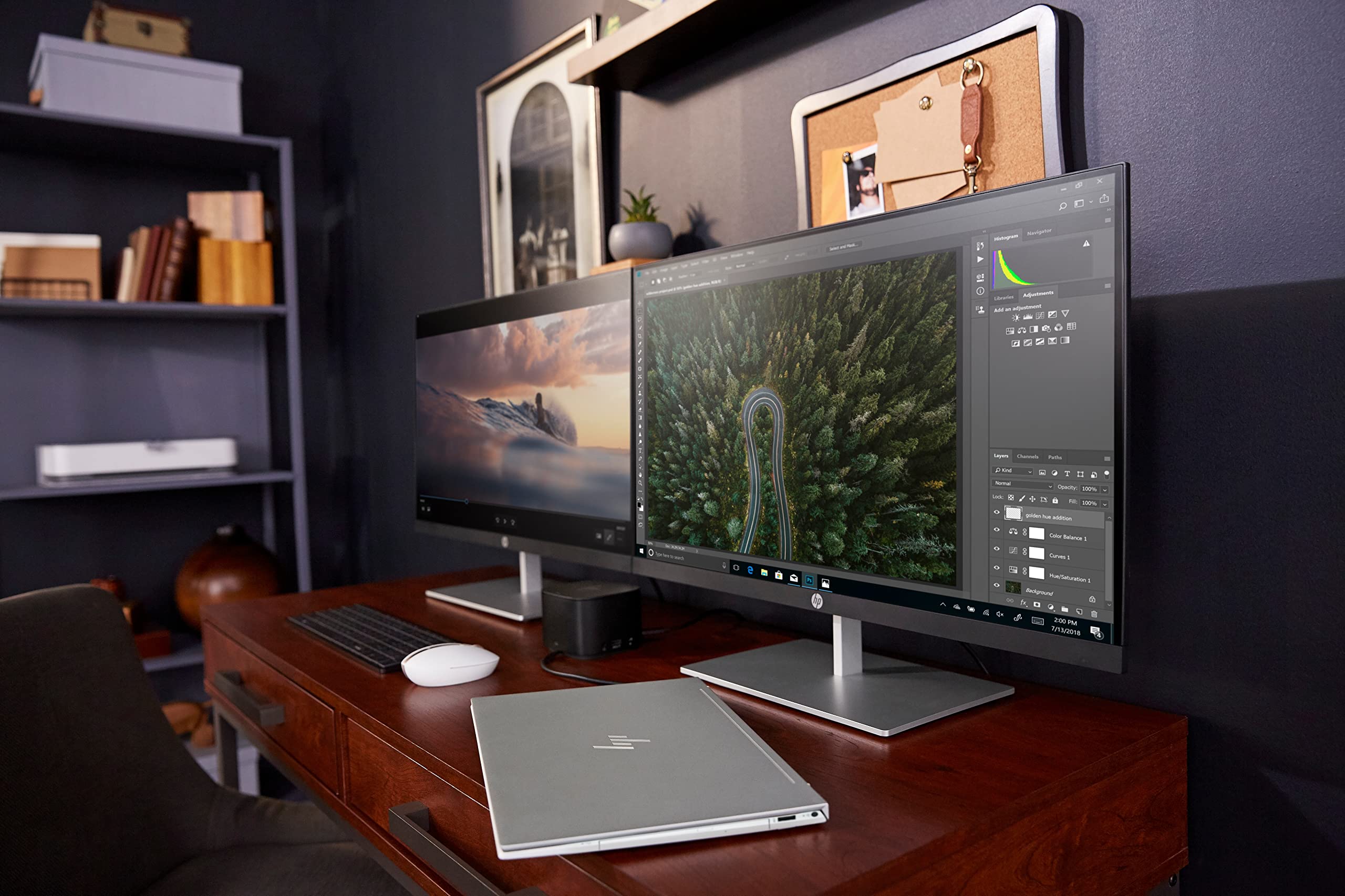 0717-15 HP Pavilion 27q 27インチWQHD液晶モニター HDMI ゲーミング