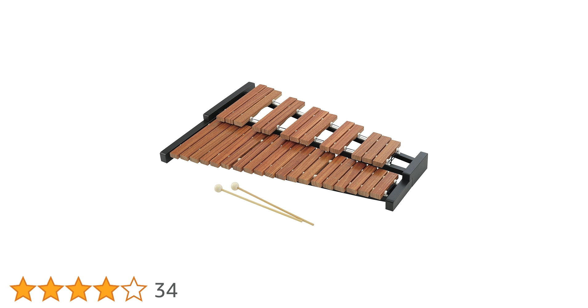 卓上木琴 YAMAHA TX-6 32音 木製シロフォン ケース付き 卓上木琴