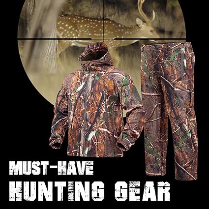 Amazon.co.jp: YEVHEV Quiet Hunting Clothingスーツ衣類ギア迷彩