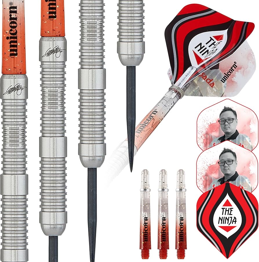 Unicorn Steel Tip Darts Set | Seigo 'The Ninja' Asada Maestro