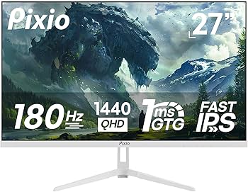 Amazon.com: Pixio PX278 Wave White 27 inch 180Hz Refresh Rate Quad