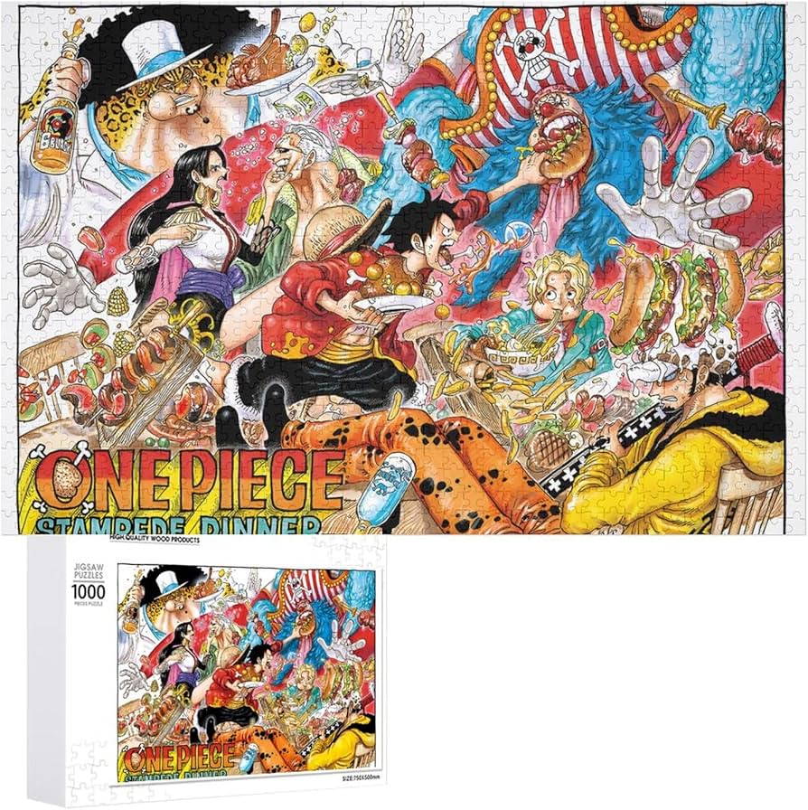 ONE PIECE ジグソーパズル完成品 15枚壁掛けセット Amazon.co.jp