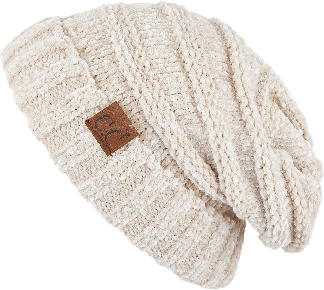 帽子 S fuzzy knit beanie (white) THEREDTHREAD 帽子 THEREDTHREAD S