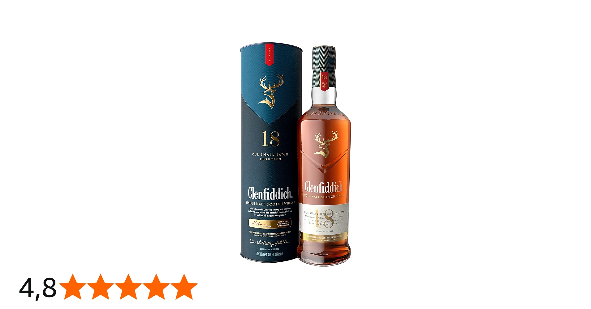 Whisky Glenfiddich 18 Anos 750Ml | Amazon.com.br