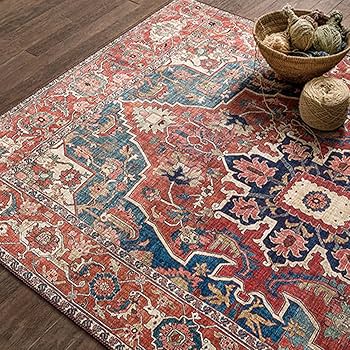 Amazon｜ラグ 約 3畳 ヴィンテージ風 ラグカーペット アンティーク