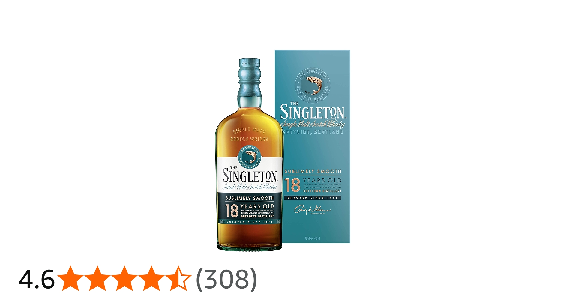 Amazon.co.jp: ザ シングルトン ダフタウン 18年 箱入り [ウイスキー