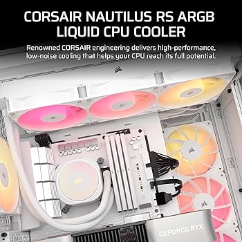 Amazon.com: CORSAIR Nautilus 360 RS ARGB Liquid CPU Cooler – 360mm