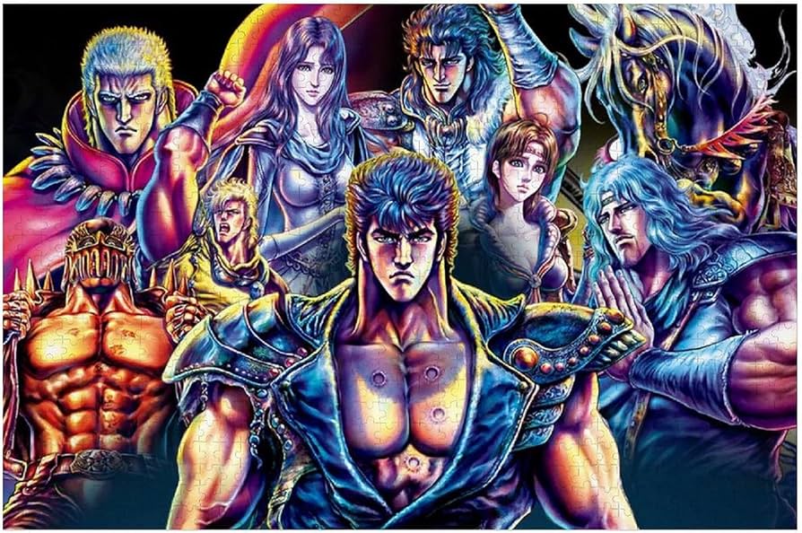 Amazon.co.jp: 北斗の拳 1000ピース 500ピース 子供用知育玩具 親子