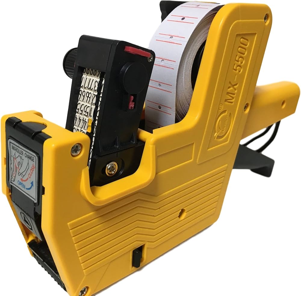 Amazon | JpnNet 業務用ハンドラベラー MX-5500、写真付き日本語