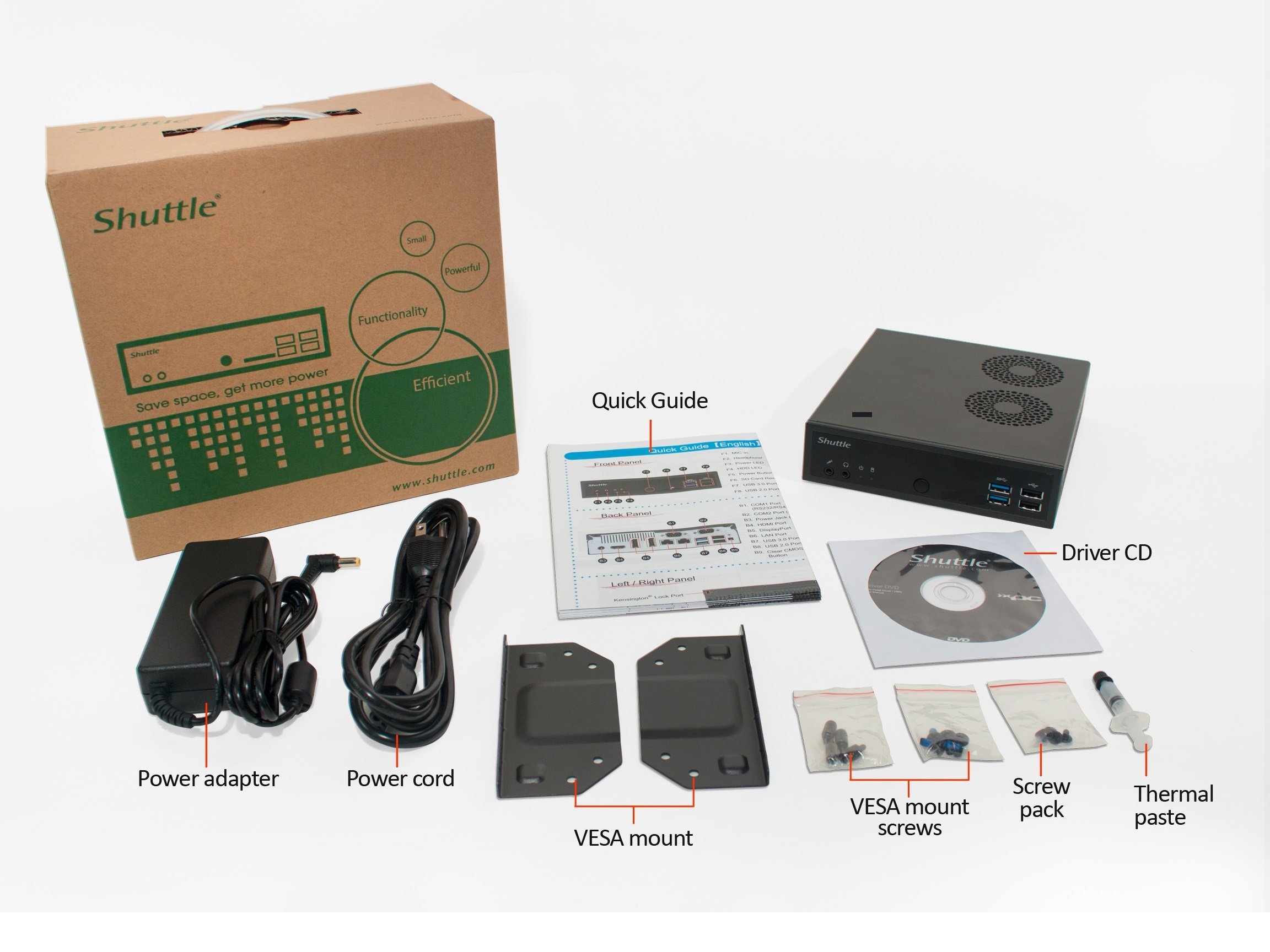 ミニPC Shuttle DS81 +i7-4790S +256GBSSD+8GBDIMM DS81 | Shuttle