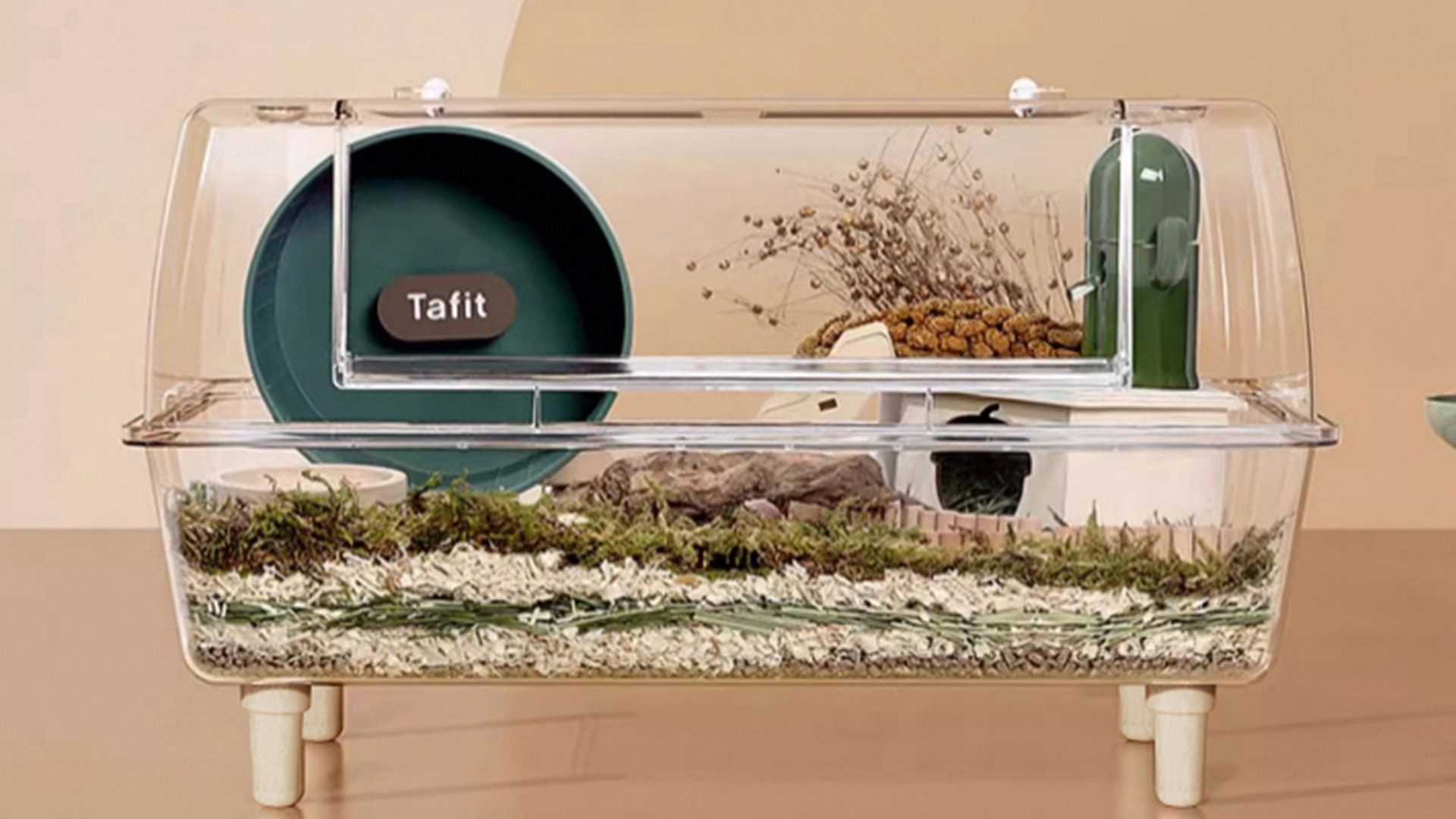 Amazon | TAFIT ハムスター ケージ 620 全透明 大型 広々 飼育ケージ