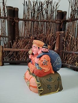 Amazon｜仏像 大黒天様像 三面大黒天 置物 開運招福七福神 大黒天