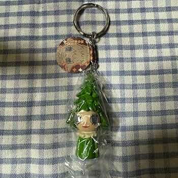 奈良美智 森ガール キーホルダー 横浜美術館 ゴールド 金 奈良美智 森