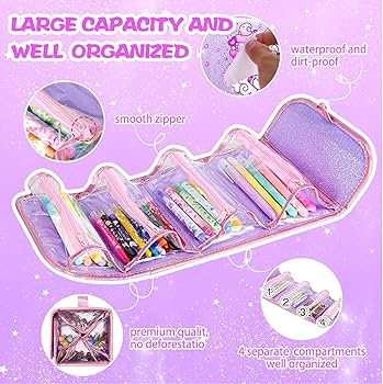 Amazon.com: CzoyJoyz 50 Pcs Fruit Scented Washable Markers Set for