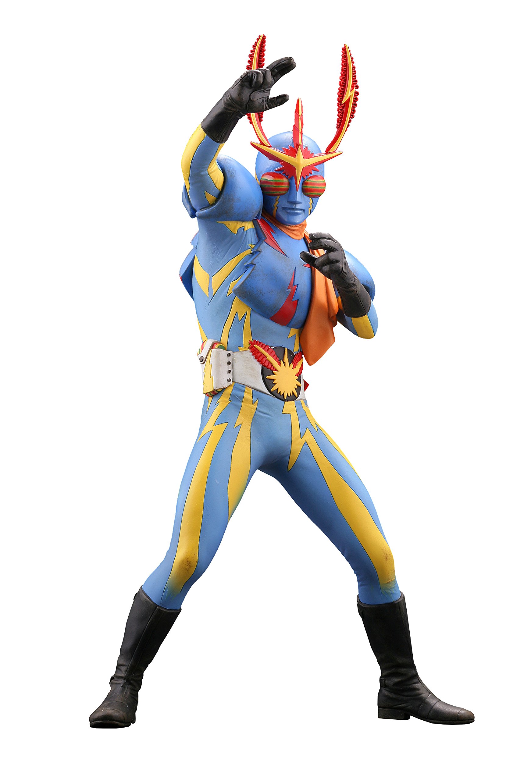 イナズマン パチ フィギュア ビンテージ レトロ 27cm マスク着脱式