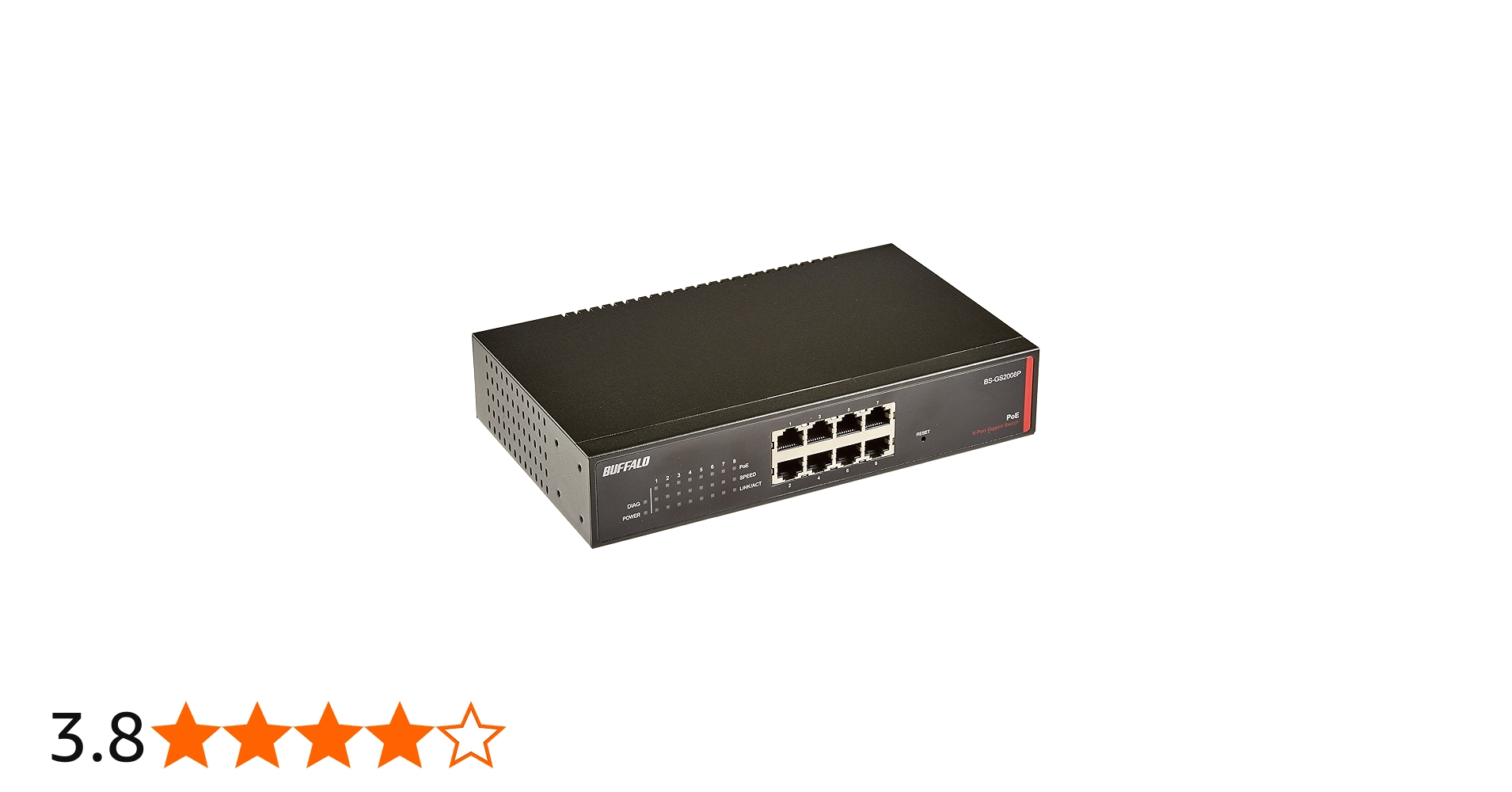 Amazon | BUFFALO レイヤー2 Giga PoE スマートスイッチ 8ポート BS