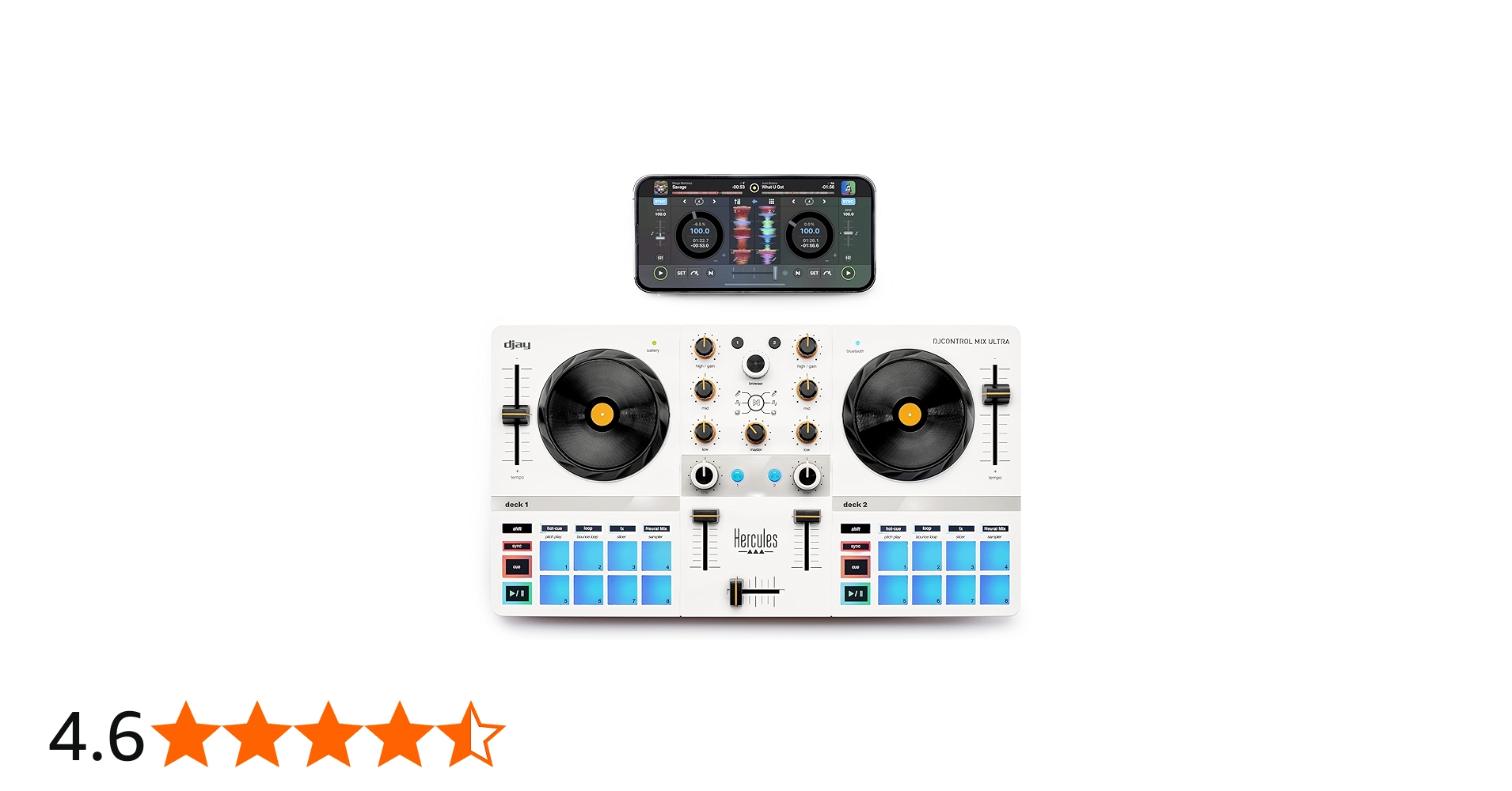 Amazon | Hercules DJControl Mix Ultra | DJミキサー | 楽器・音響機器