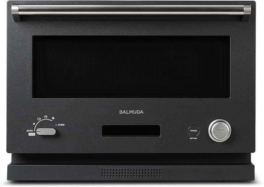 Amazon | バルミューダ ザ・レンジ オーブンレンジ ブラック BALMUDA