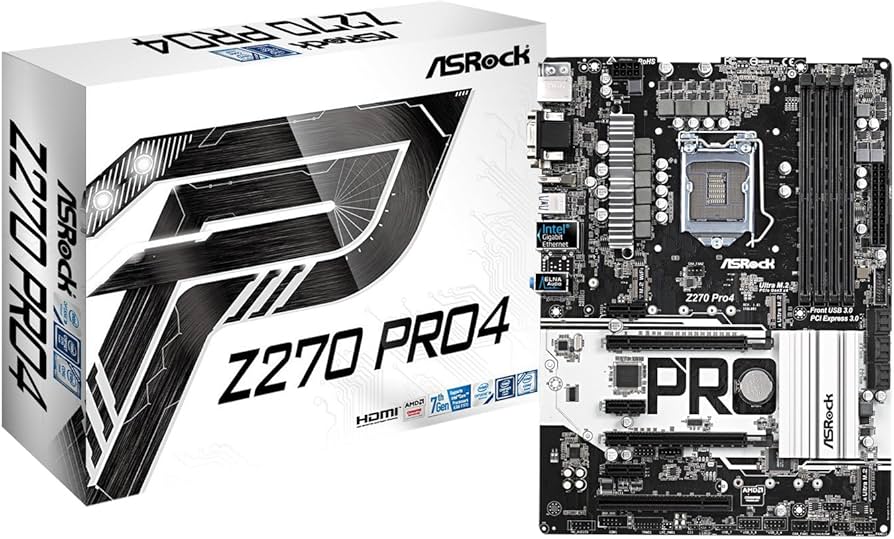 Amazon.com: ASRock Z270 PRO4 LGA1151/ Intel Z270/ DDR4/ Quad