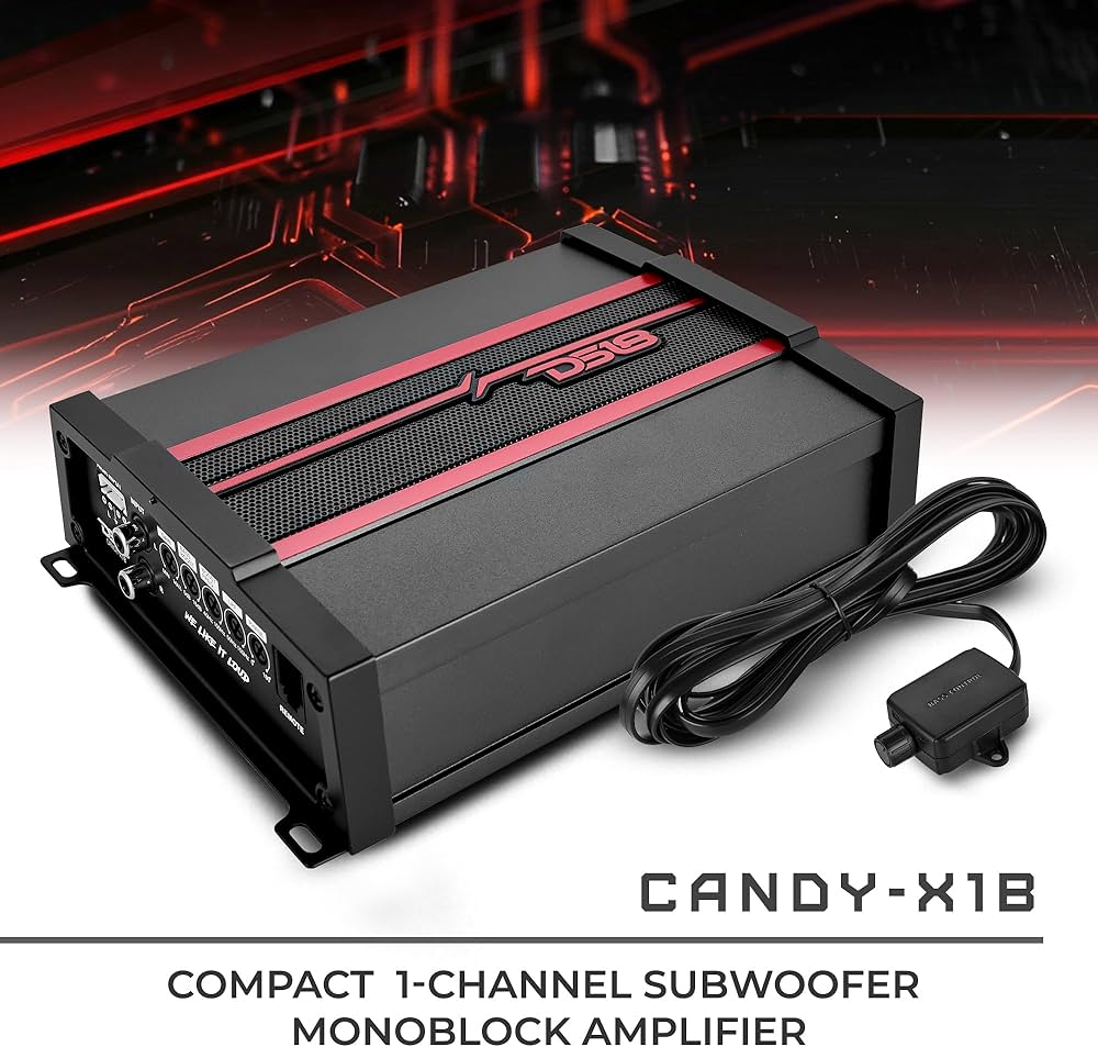 Amazon.com: DS18 CANDY-X1B Car Amplifier - Class D, Monoblock
