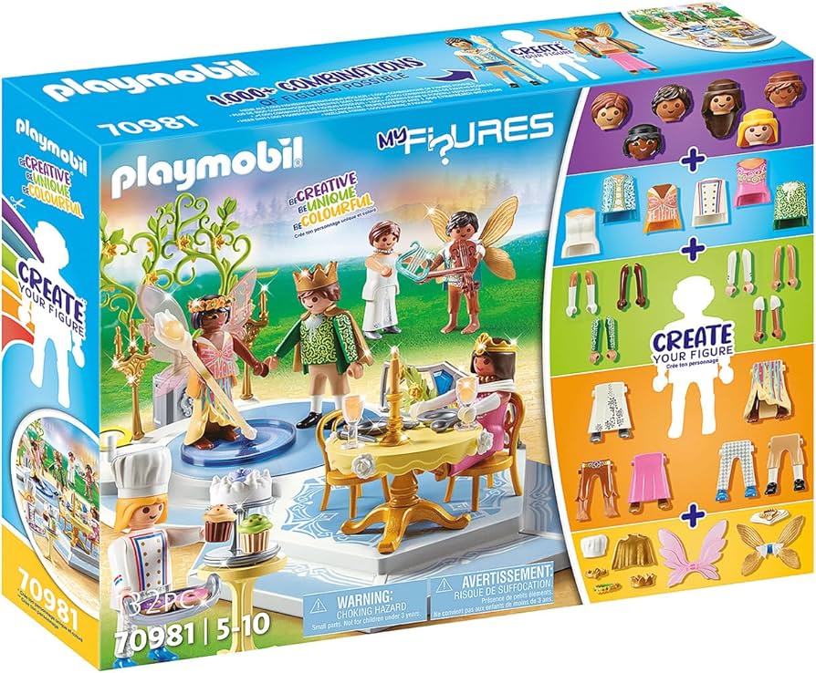 Amazon.co.jp: プレイモービル ビルドアップ・マイフィギュア マジカル