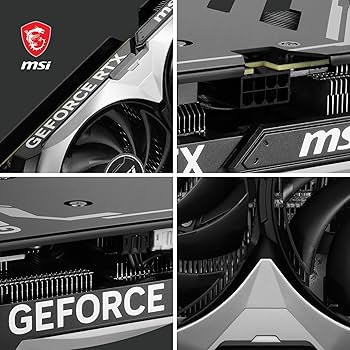 Placa de Video NV RTX4060TI 16GB GDDR6 128BITS VENTUS 3X OC MSI