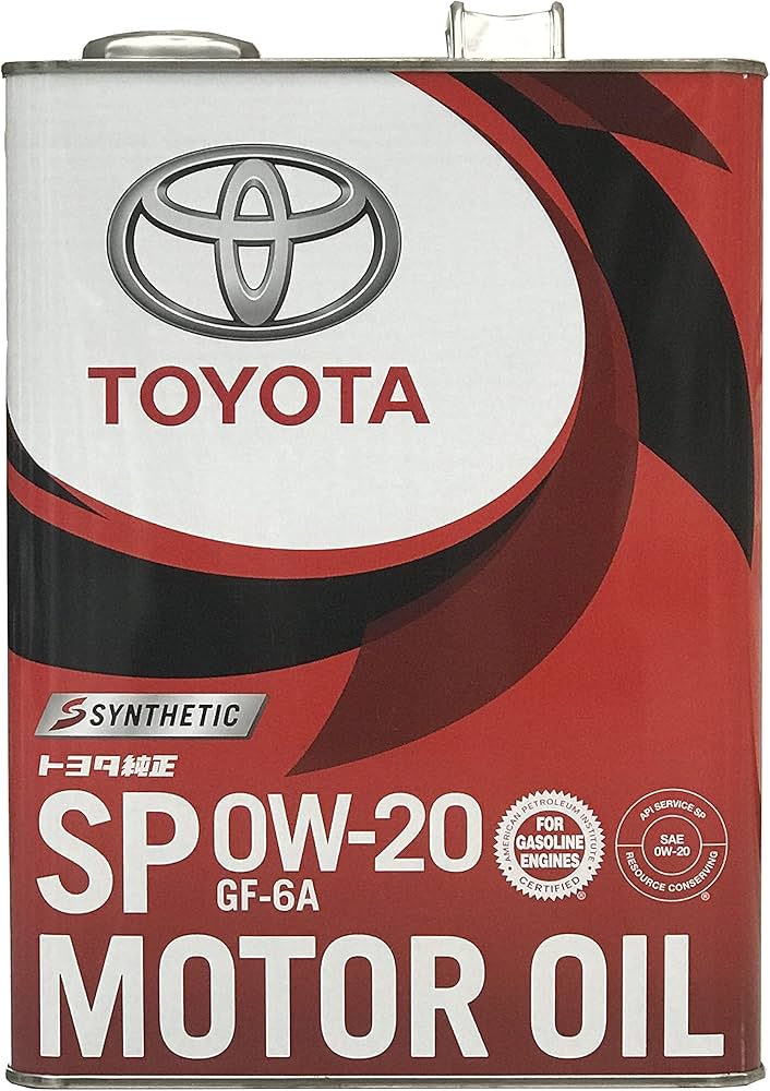 Amazon | TOYOTA純正モーターオイル SP 0W-20 4L 08880-13205 | 車用
