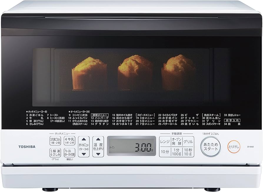 TOSHIBA スチームオーブンレンジ ER-T60(W)の通販｜レンジ・オーブン