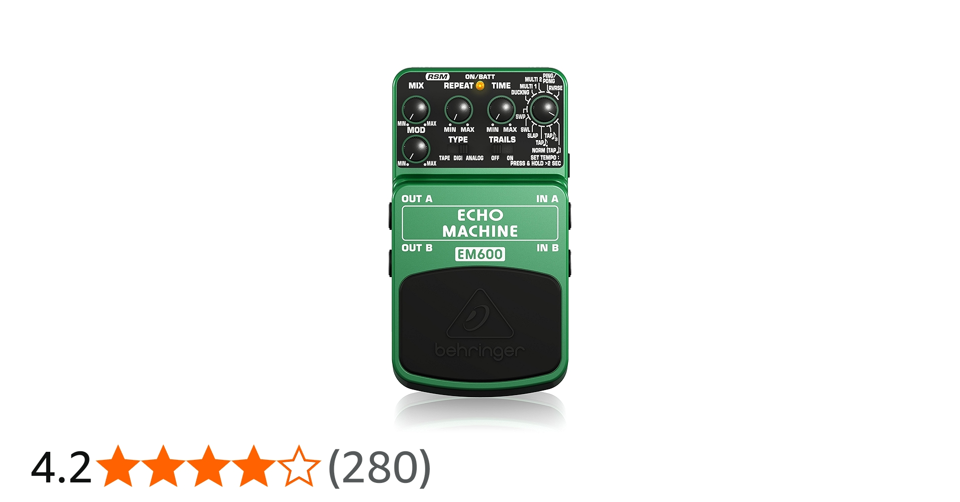 BEHRINGER ECHO MACHINE EM600 : Amazon.in: Musical Instruments